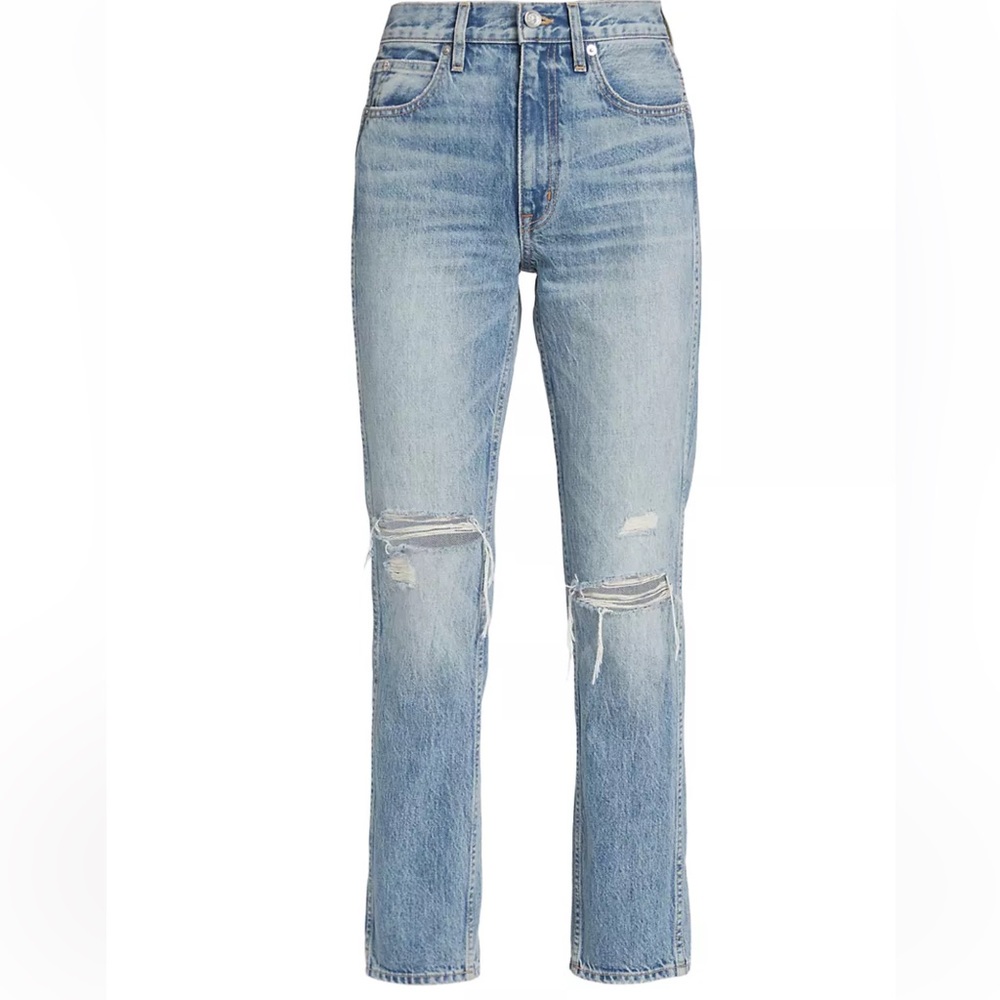 🌟SUPER SALE🌟 SLVRLAKE Virginia Distressed Slim-Leg Jeans Crossroad Size 27